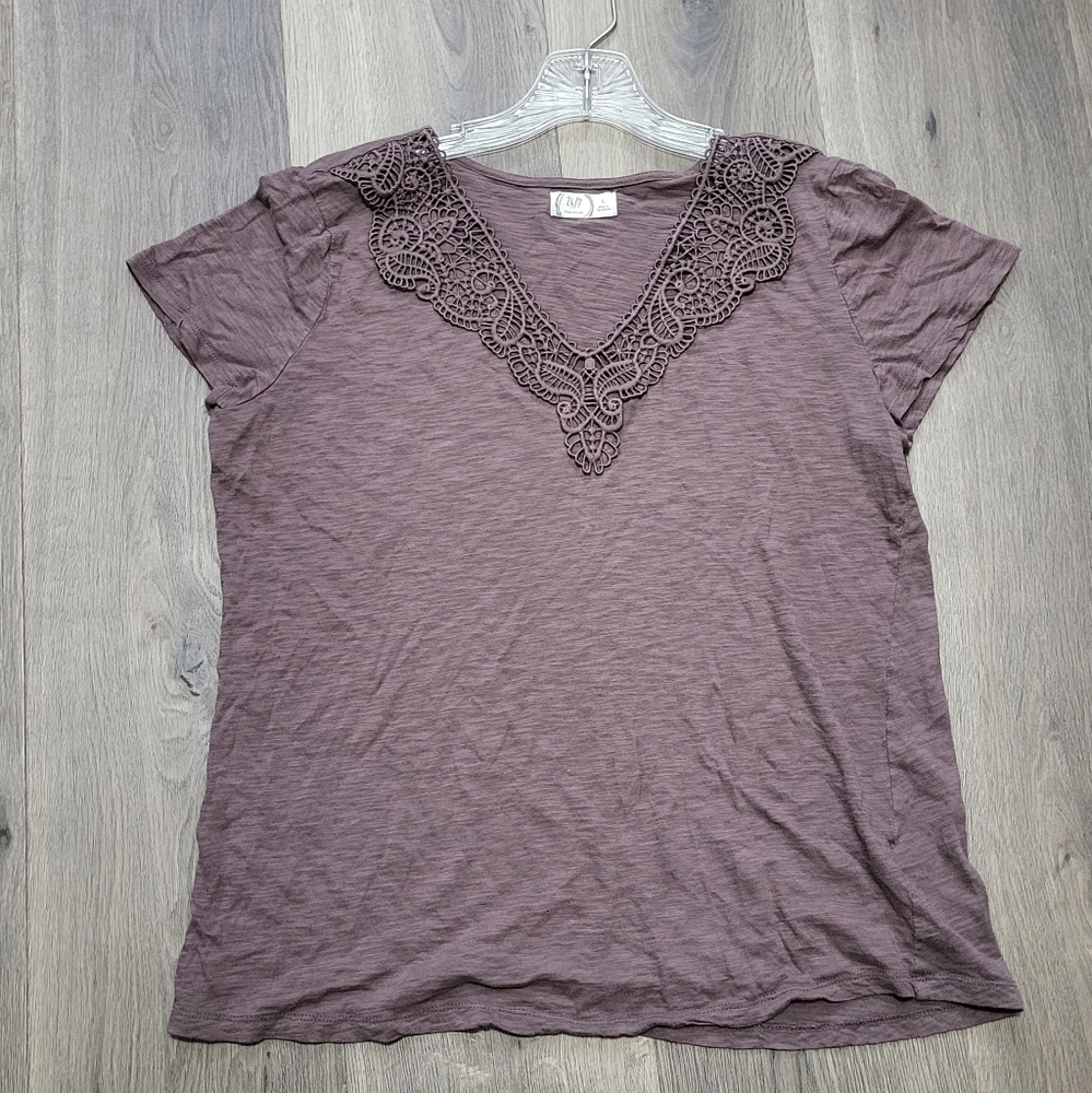 Maurices Women's Purple Blouse - Size Large